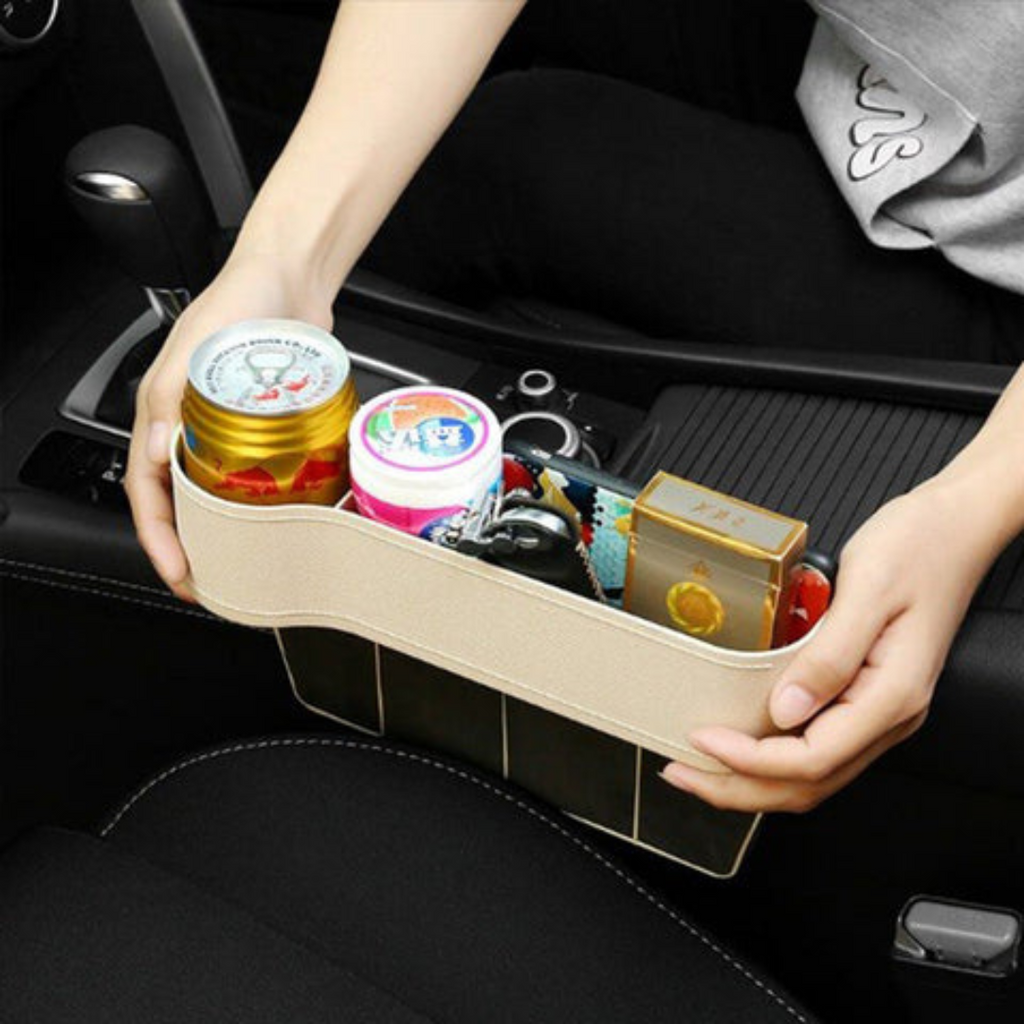 Organizador multifunções compacto para carro