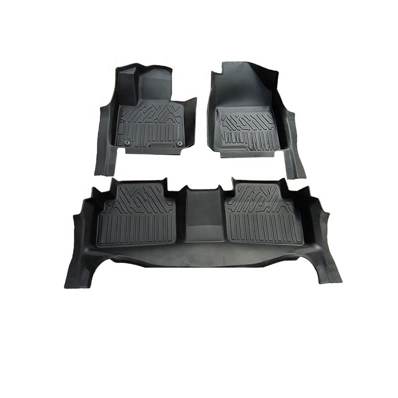Conjunto de tapetes 3D em forma de tabuleiro para o teu carro
